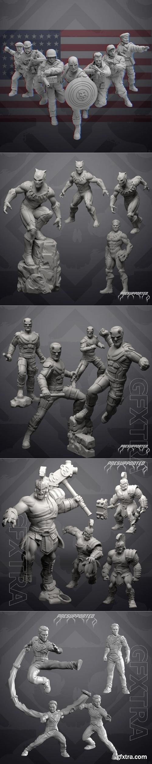 Skullforge Pack 01-07 3D Print