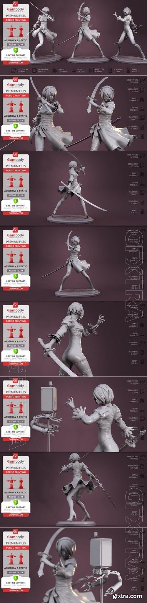 YoRHa 2B 3D Print