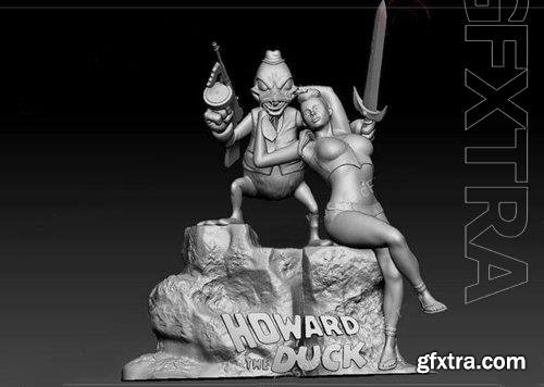 Howard the Duck 3D Print