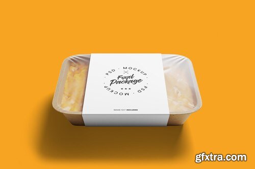 Food packaging mockup