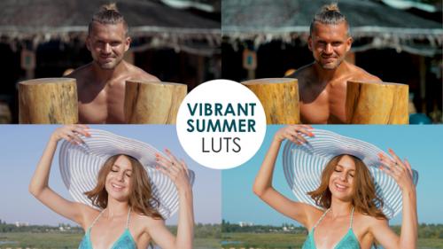 Videohive - Vibrant Summer LUTs for Final Cut - 39088397 - 39088397