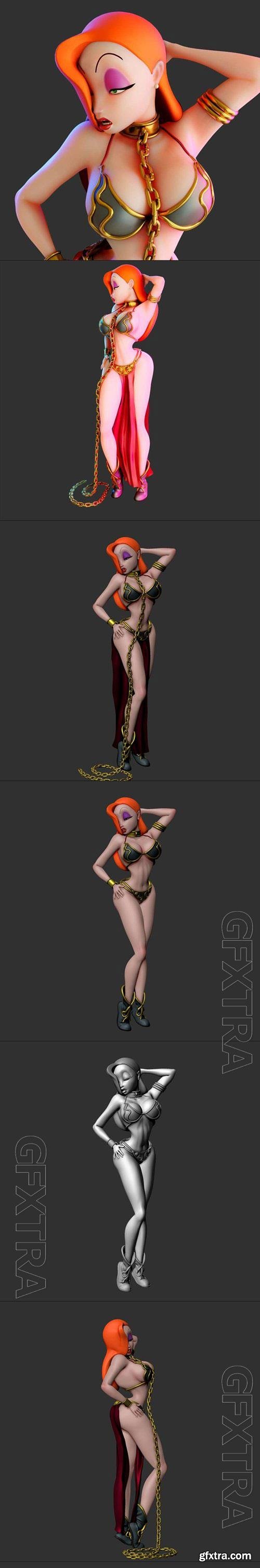 Princess Jessica Slave Girl 3D Print