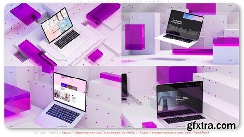 Videohive Stylish Glass Laptop Promote 39374555