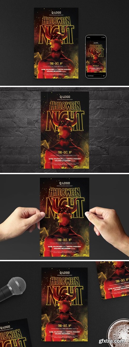 Halloween Night Flyer Template S39RFPD