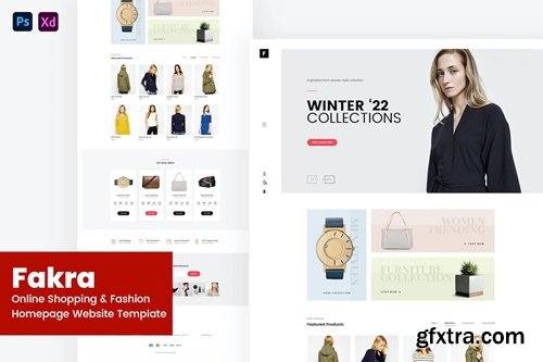 Fakra - Fashion & Online Shopping Design Template 6PR5SKV