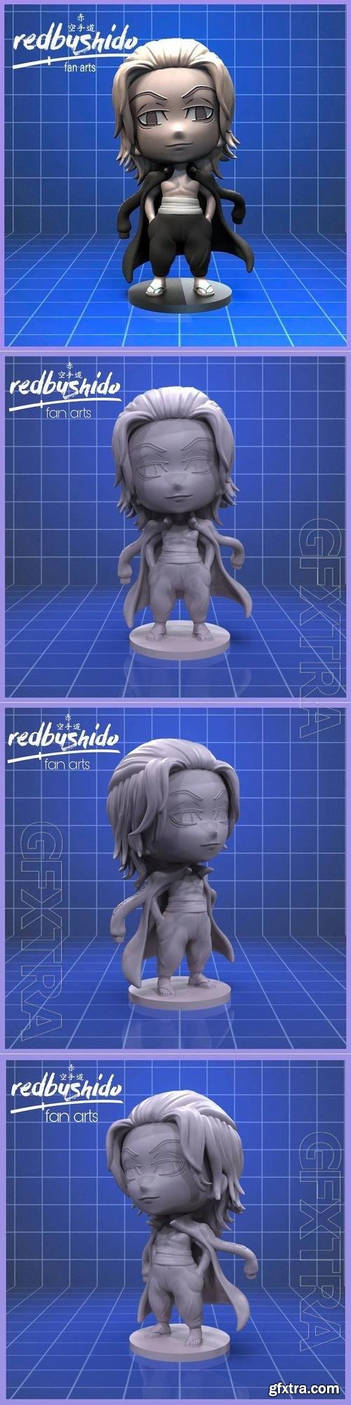 Mikey Nendoroid Style FanArt from Tokyo Revengers 3D Print