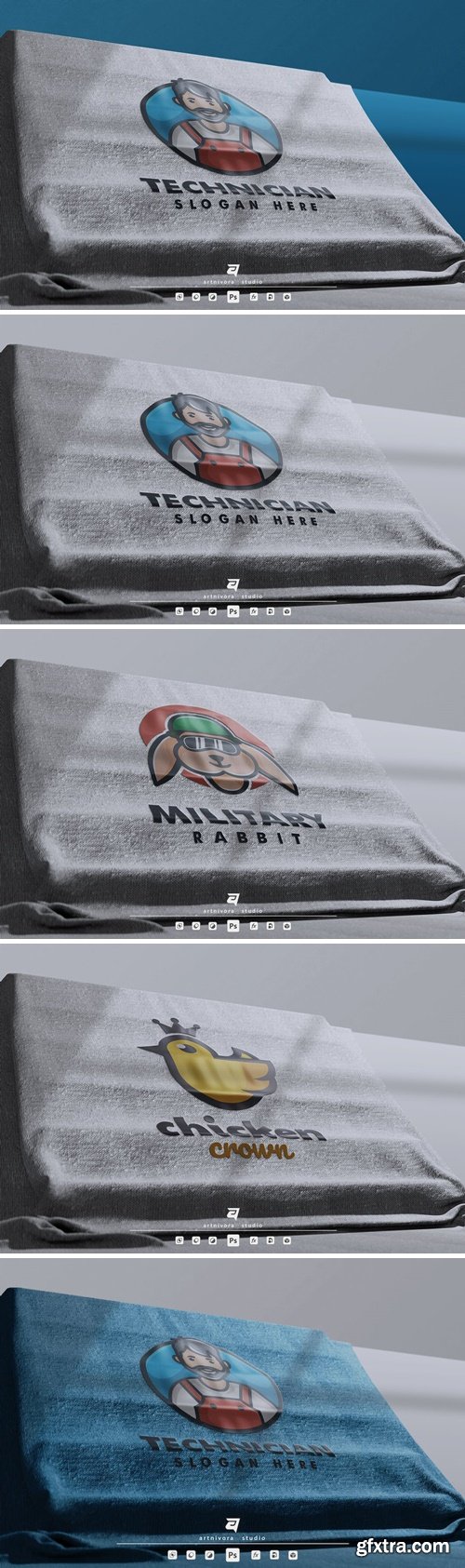 Cloth Fabrics Mockups Vol.2 G6776DW