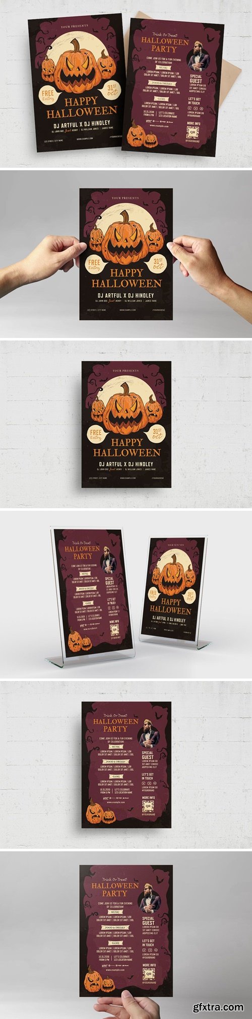 Halloween Pumpkin Flyer Template 2M2HK5H