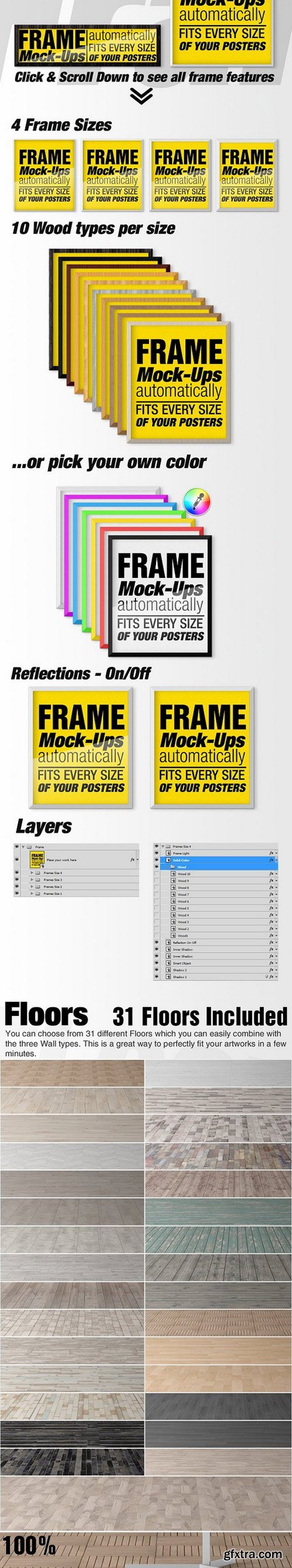 Canvas Mockups - Frames Mockups v 18