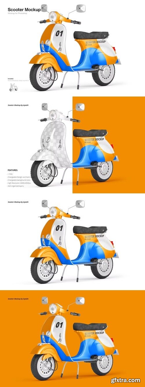 Scooter Mockup