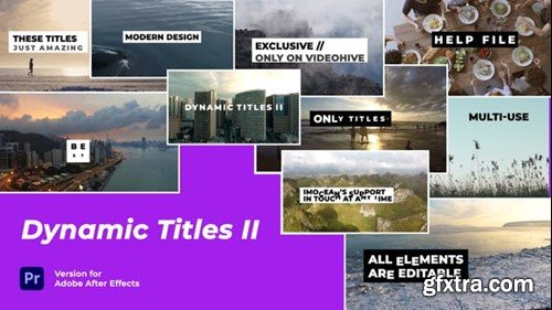 Videohive Dynamic Titles II 39392121