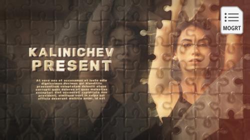 Videohive - Puzzles Memories Slideshow - MOGRT - 39410290 - 39410290