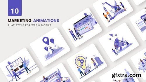 Videohive Business Marketing Animations - Flat Concept 39424089