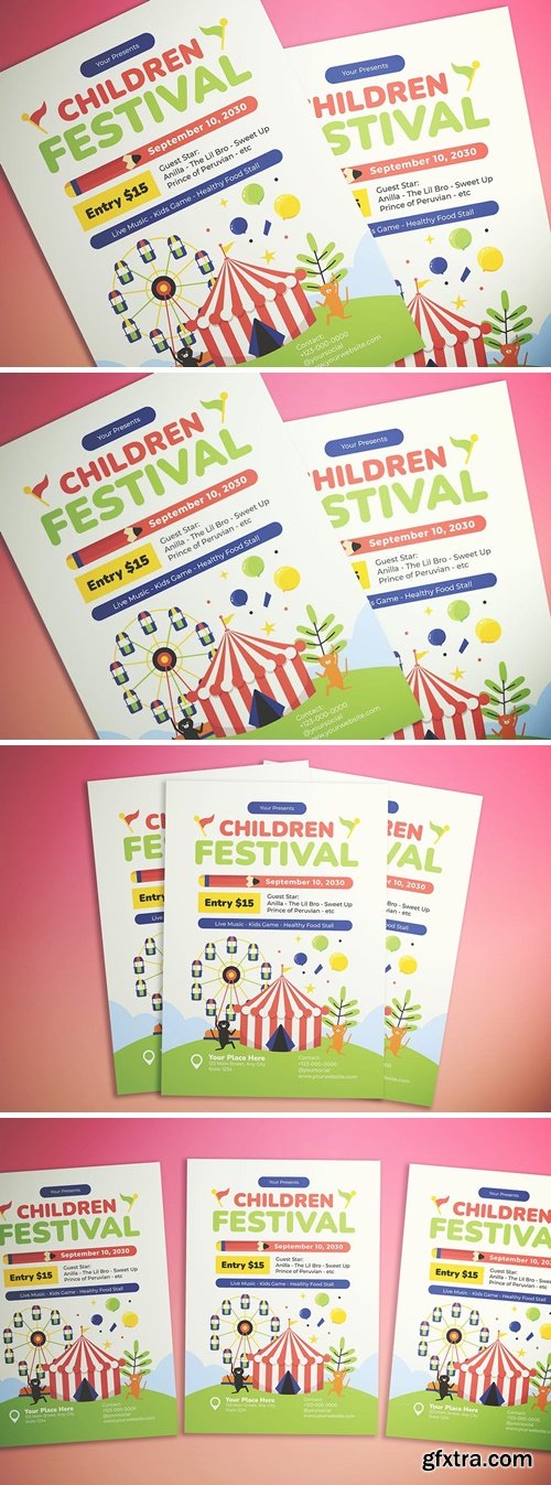 Kids Festival Flyer FY672S4