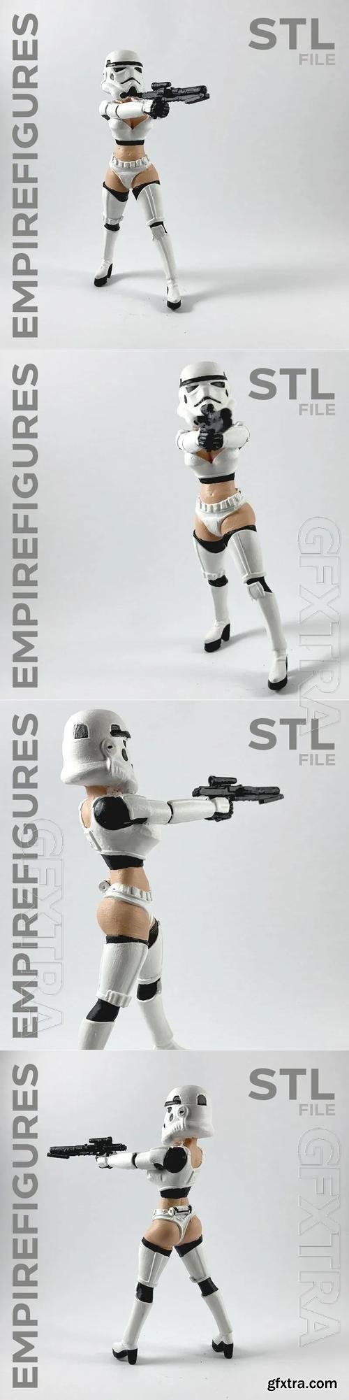 Sexy Stormtrooper - Empire Figures 3D Print