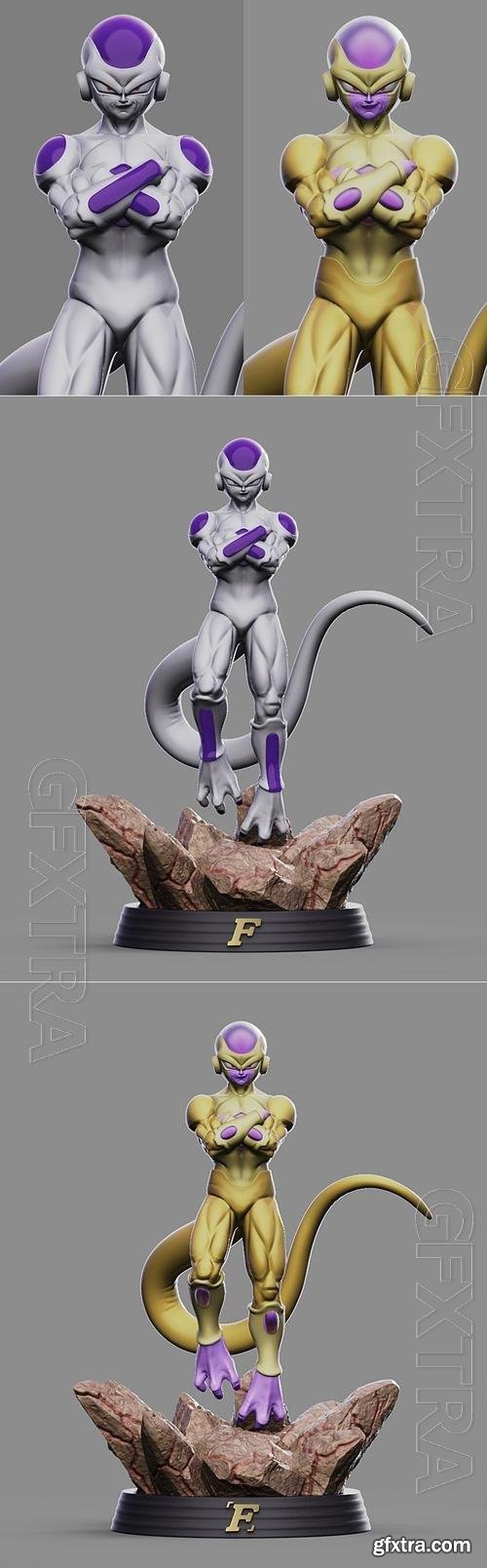 Frieza and Golden Frieza 3D Print