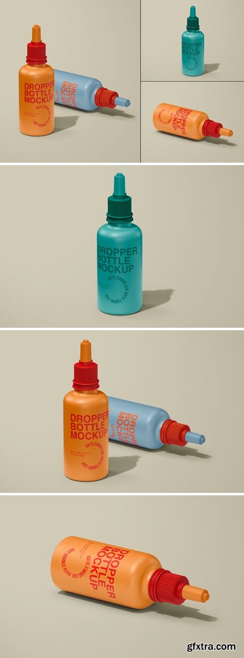 Dropper Bottle Mockup Set 2YCFKU2