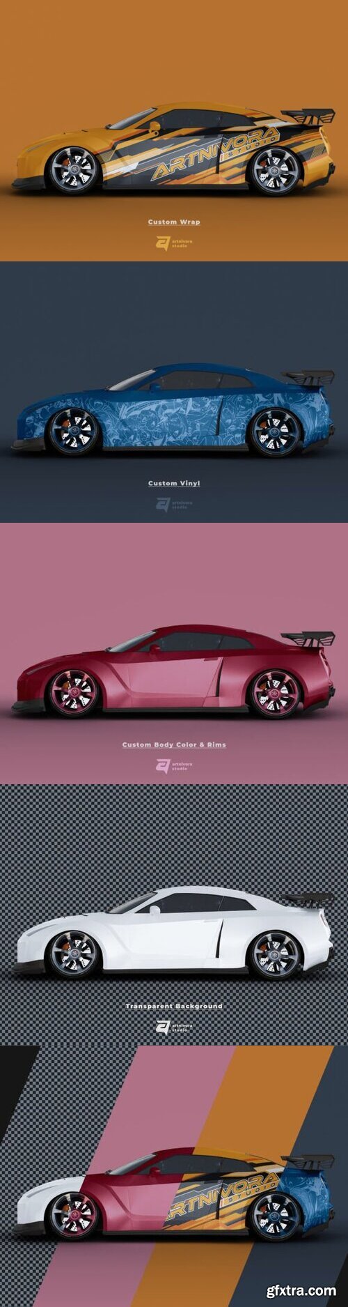 Sports Car Mockup