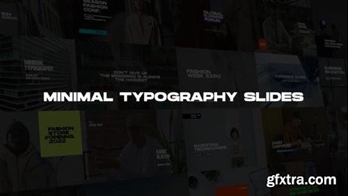 Videohive Minimal Typography Slides 39457520