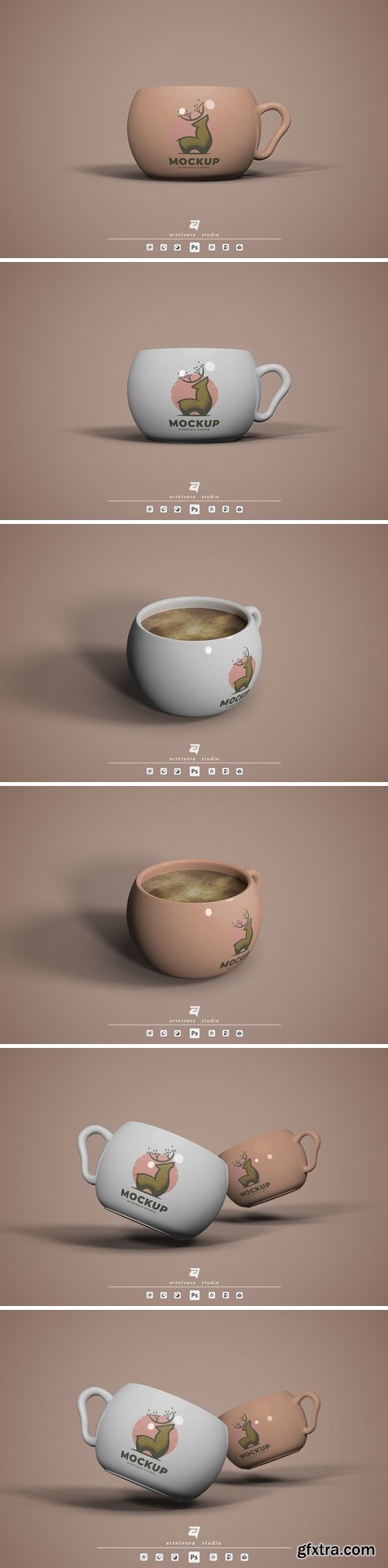 Bundle Mug Mockup 3 D98Z5MK