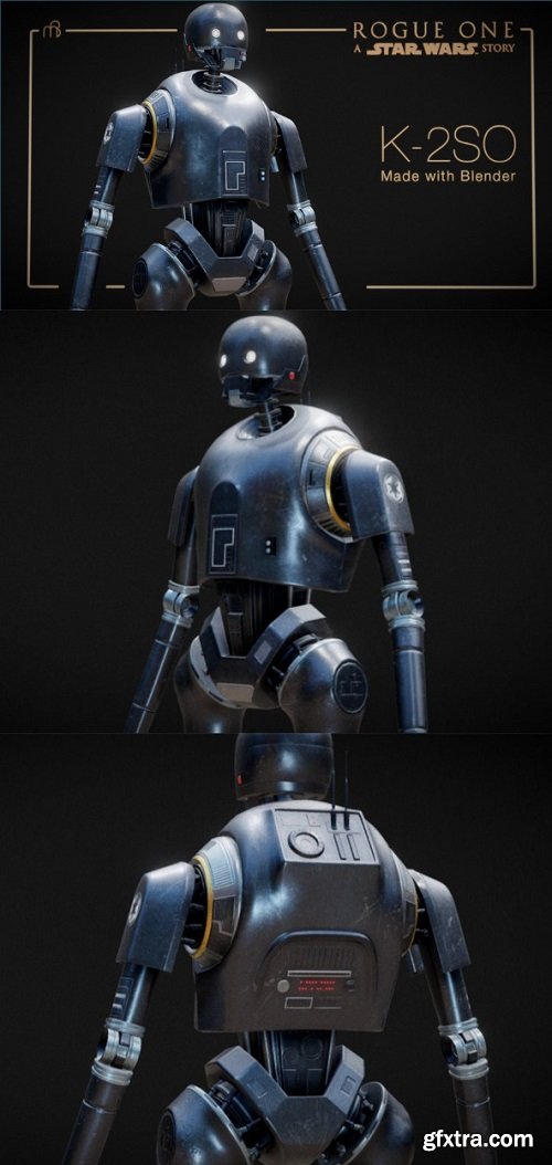 Star Wars Robot 3D Model