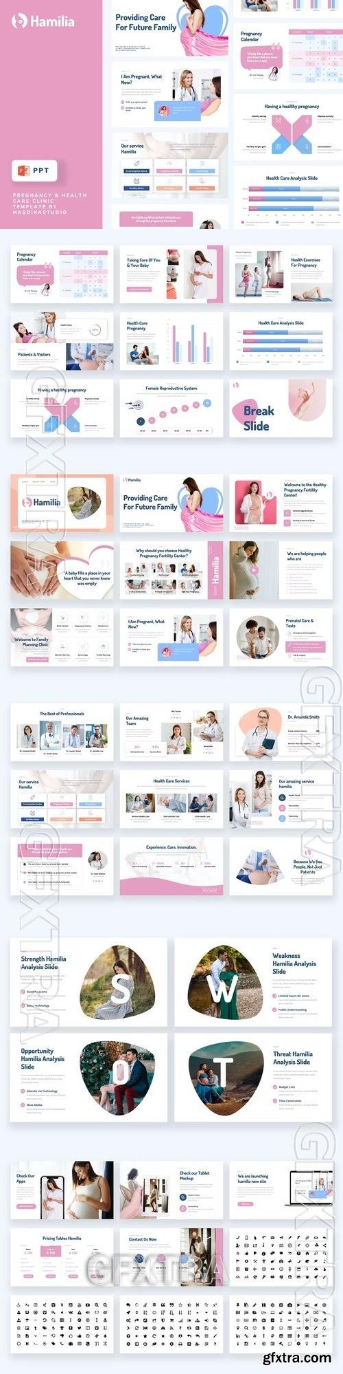 Hamilia - Pregnancy Clinic Powerpoint Template 3LFVQW5