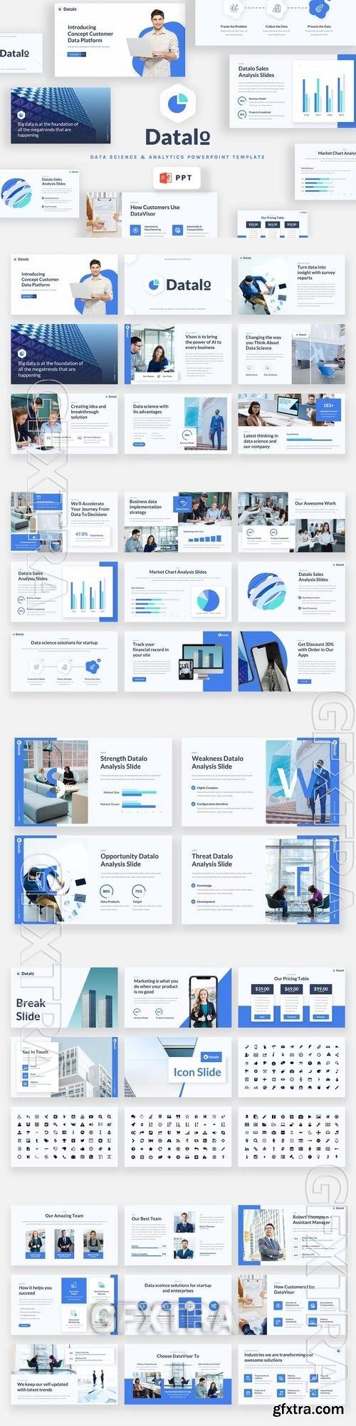 Datalo - Data Science Powerpoint Template 347L3YX