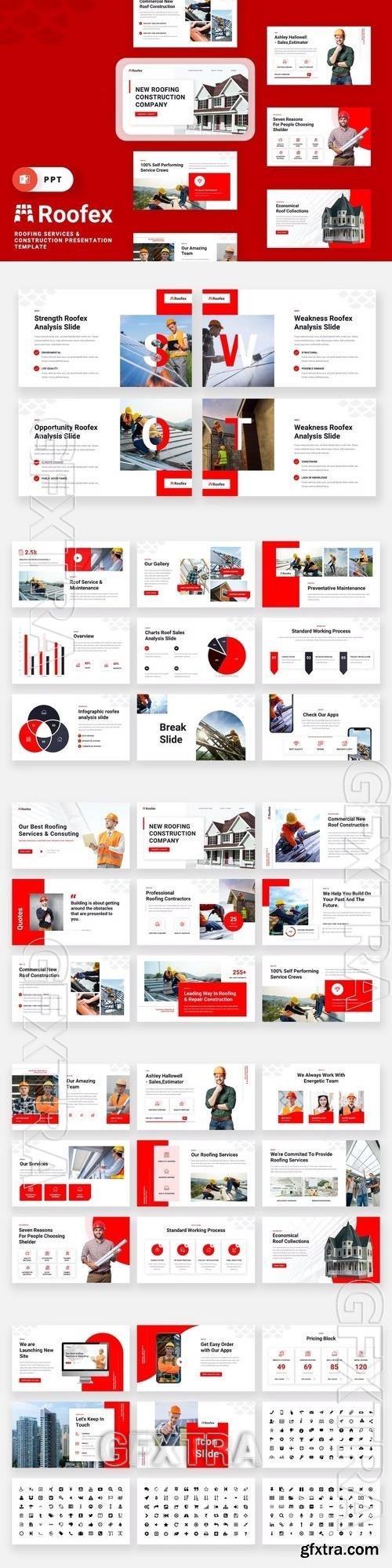 ROOFEX - Roofing Service Powerpoint Template H27TDHQ