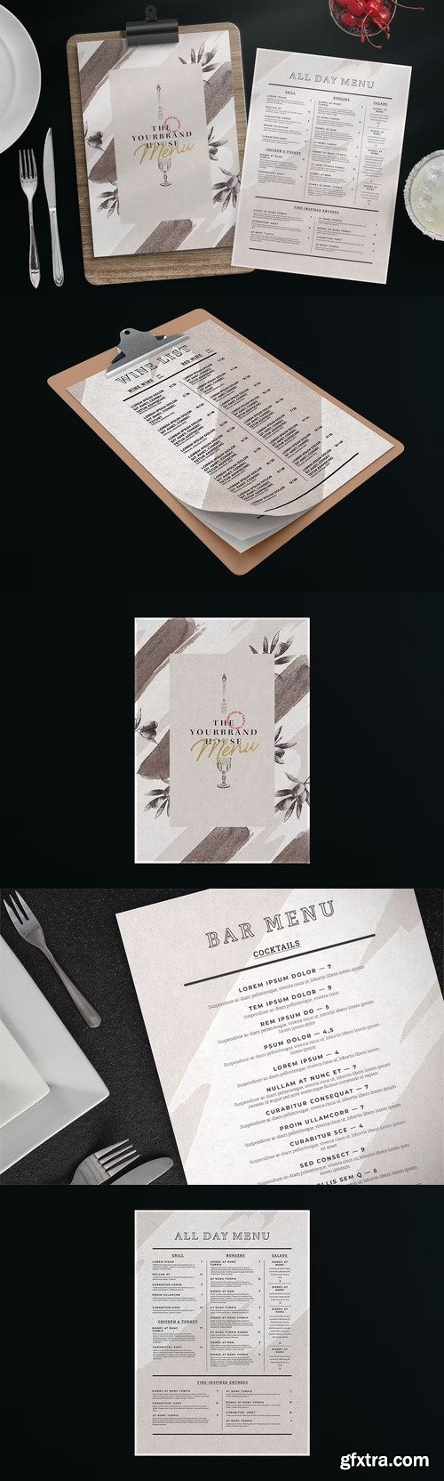 Vintage Brunch Menu Template