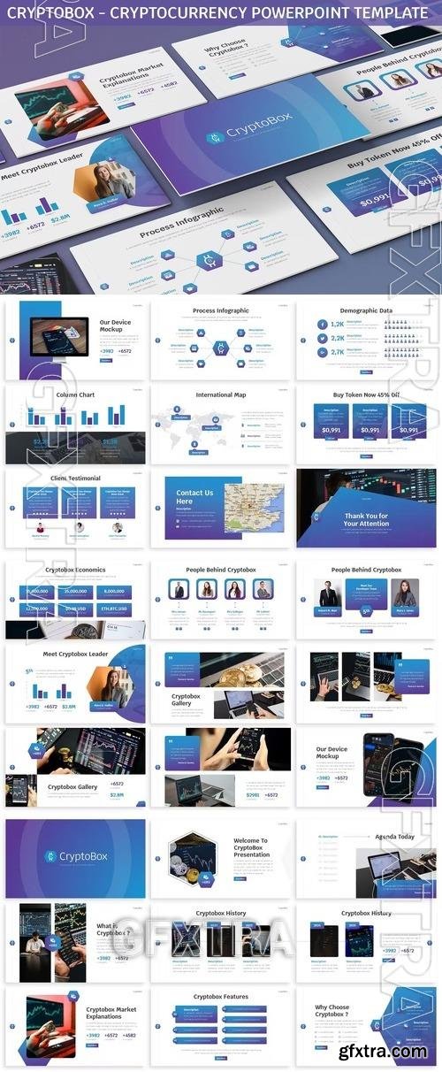 Cryptobox - Cryptocurrency Powerpoint Template P98ZT97