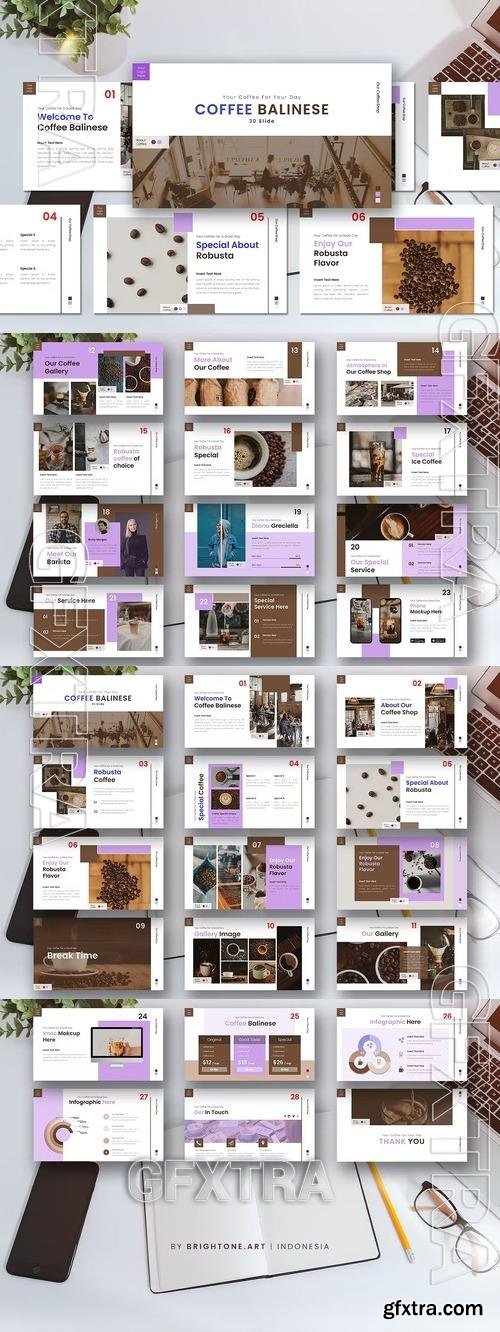 Powerpoint Template - Coffee Balinese FLUYEDN