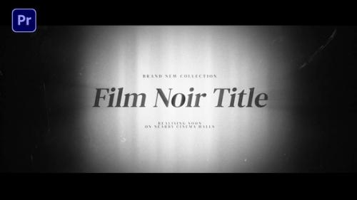 Videohive - Film Noir Title Credits - 39471813 - 39471813