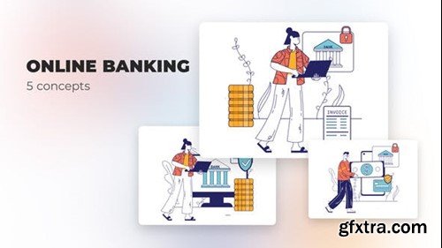 Videohive Online banking - Flat concepts 39472976