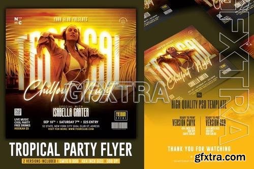 Tropical Party Flyer RBG97ZT