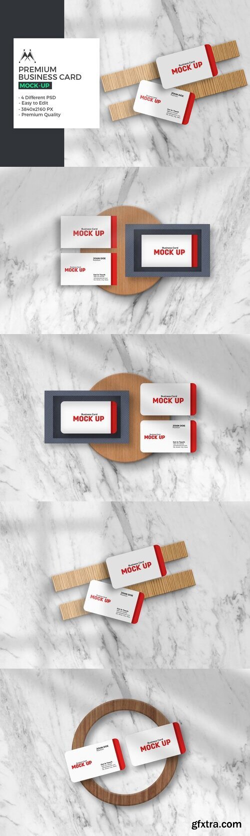 CreativeMarket - Premium Business Card Mockup 5804769