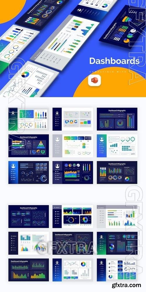 Business Dashboard PowerPoint Infographics JFHY628