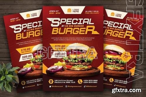 Burger Flyer Template H8YK7DD