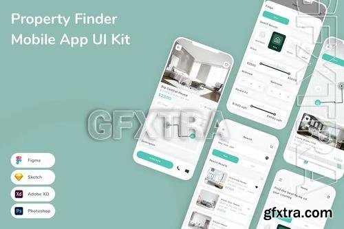 Property Finder Mobile App UI Kit DBNZ8XP