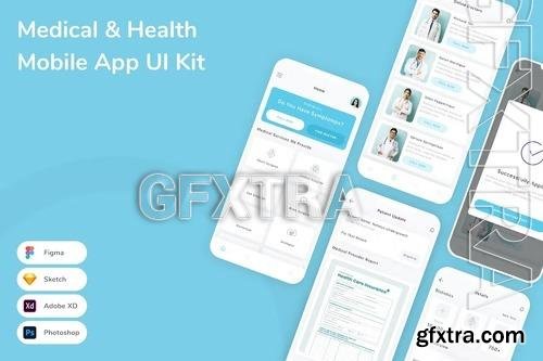 Medical & Health Mobile App UI Kit 83T3JC6