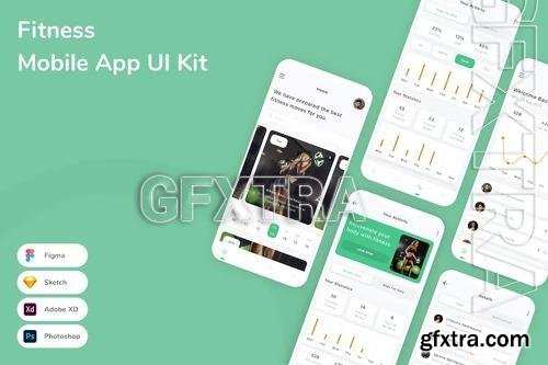 Fitness Mobile App UI Kit ARJJT2Y