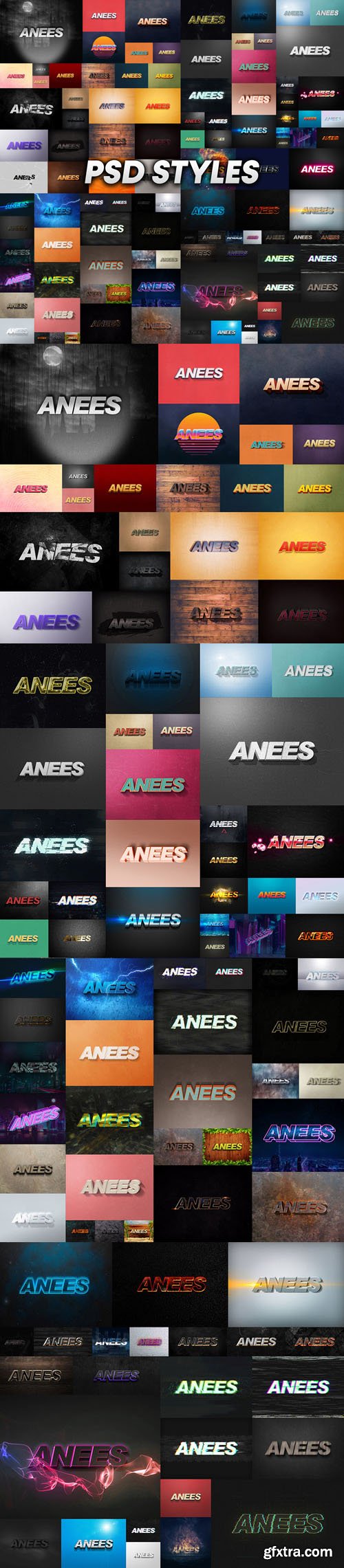 100+ Text Effects Bundle for Photoshop