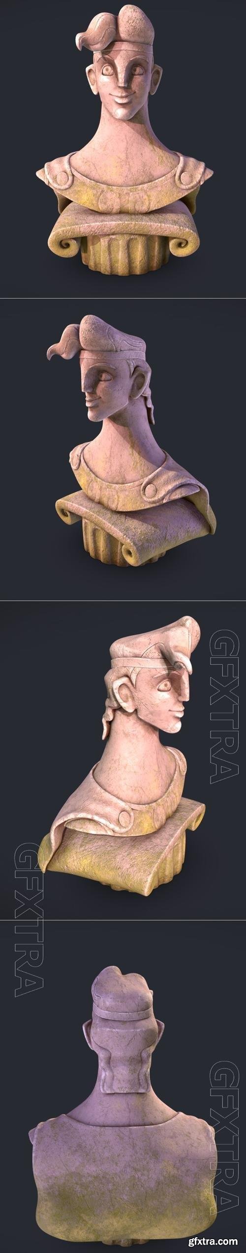 Disneys Hercules Bust 3D Print