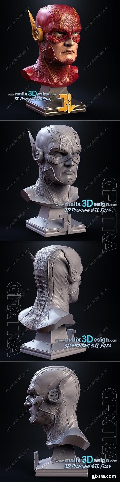 Flash Bust 3D Print