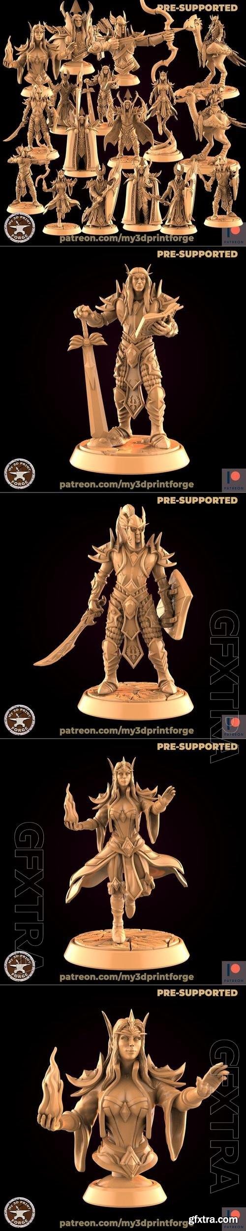 My3DPrintForge - Blood Elves 3D Print