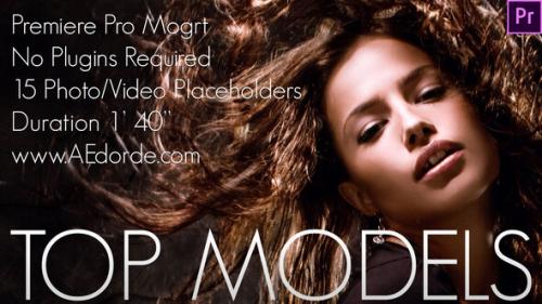 Videohive - Top Models - Premiere Pro Mogrt Project - 38736305 - 38736305
