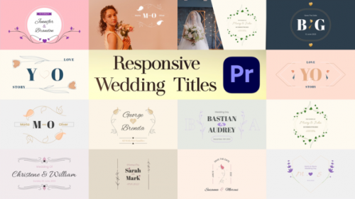 Videohive - Wedding Responsive Titles For Premiere Pro - 39457509 - 39457509