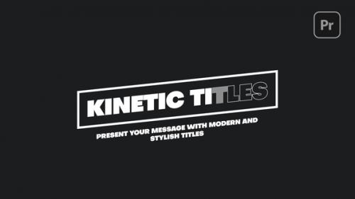 Videohive - Kinetic Titles for Premiere Pro - 39461725 - 39461725