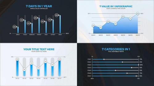 Videohive - 7 Values Infographic Charts | Premiere Pro - 39492206 - 39492206