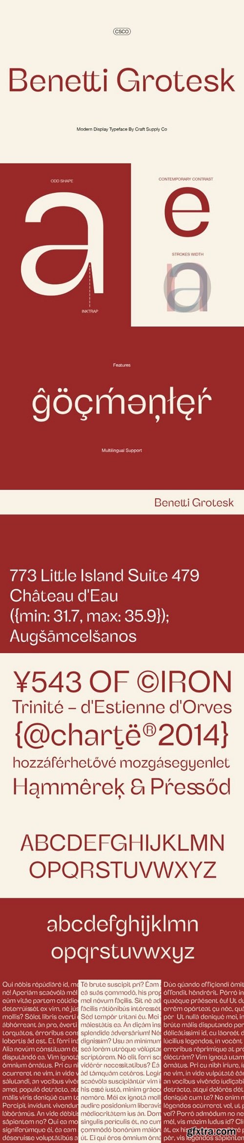 Benetti Grotesk Font