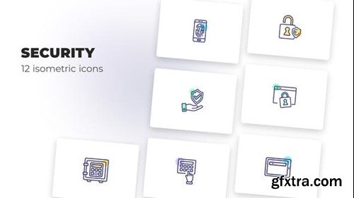 Videohive Security - Оutline Icons 39490913